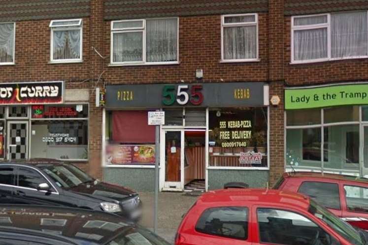 The 555 takeaway in Ramsgate. Picture: Google.