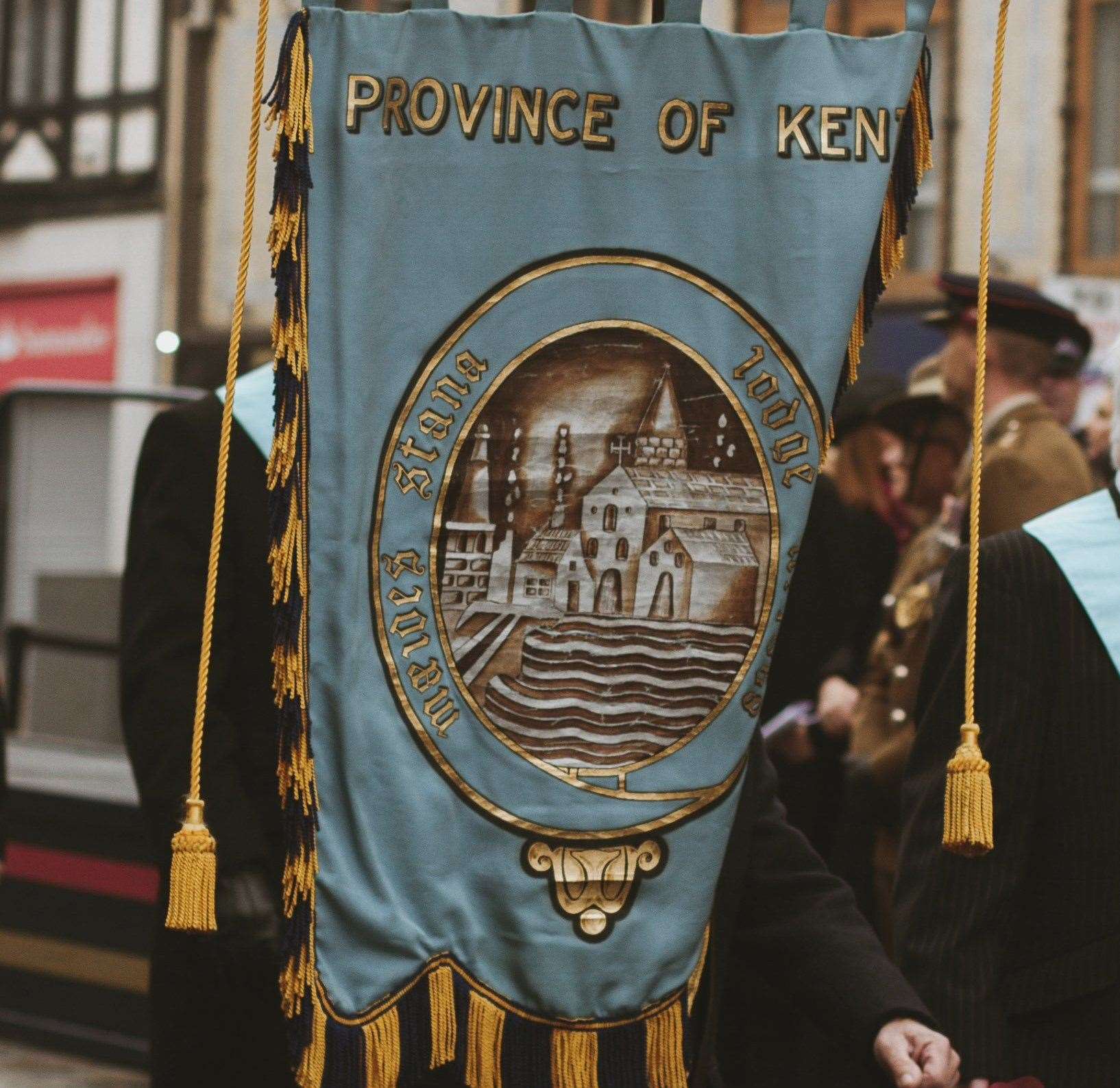 Remembrance Sunday service in Maidstone. Picture: @helloellaxo via Twitter