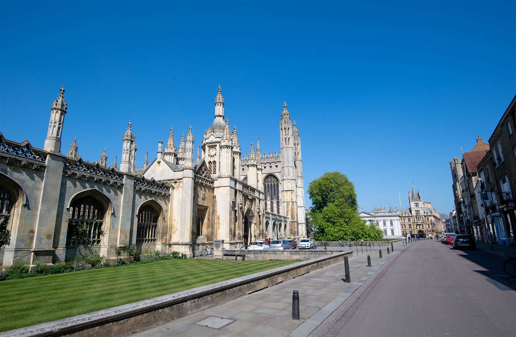 … on April 22 when the English lockdown measures were even tighter, blue skies were no temptation to be out and about (Joe Giddens/PA)