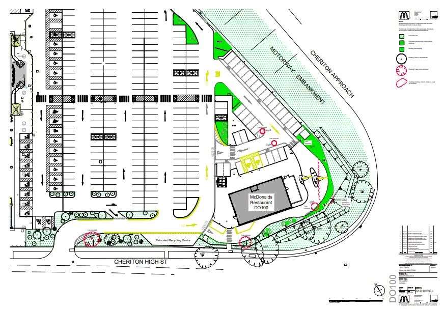 A layout design from the planning application