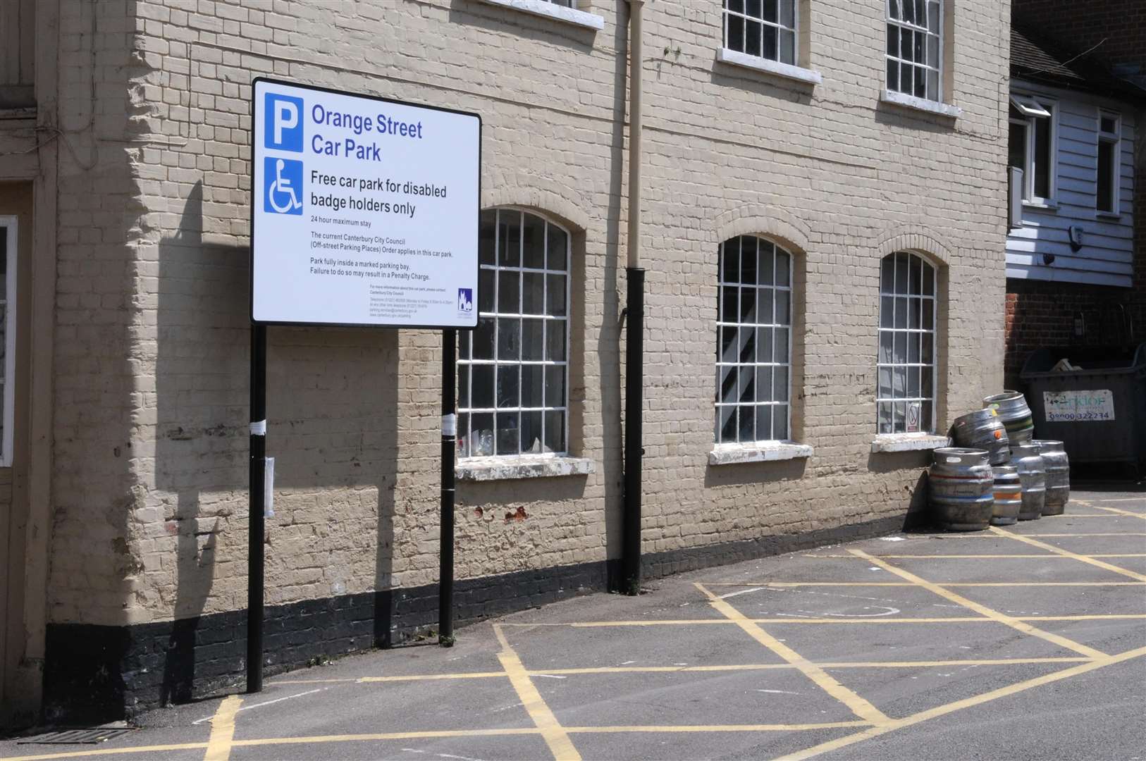 Orange Street car park in Canterbury city centre. Picture; Wayne McCabe