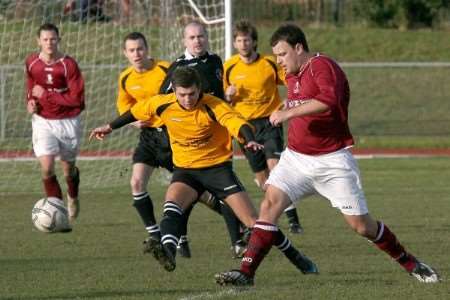 Canterbury's Ben Smith in action against Otford on Saturday