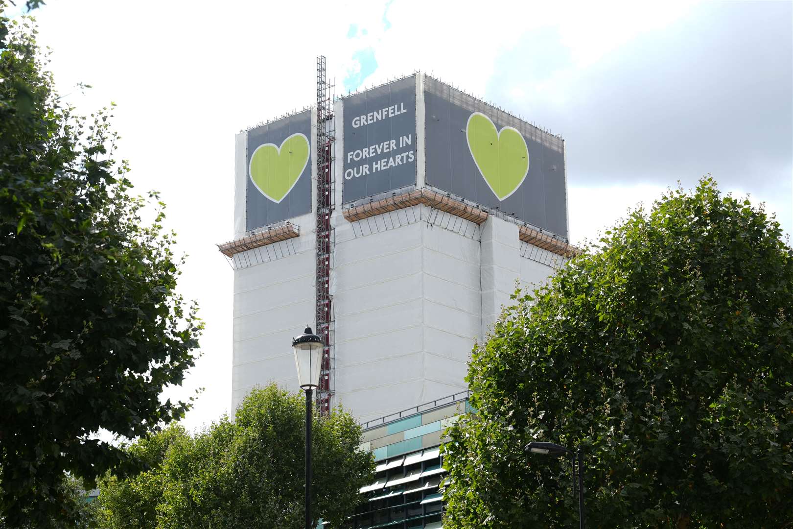 Grenfell Tower in west London (Lucy North/PA)