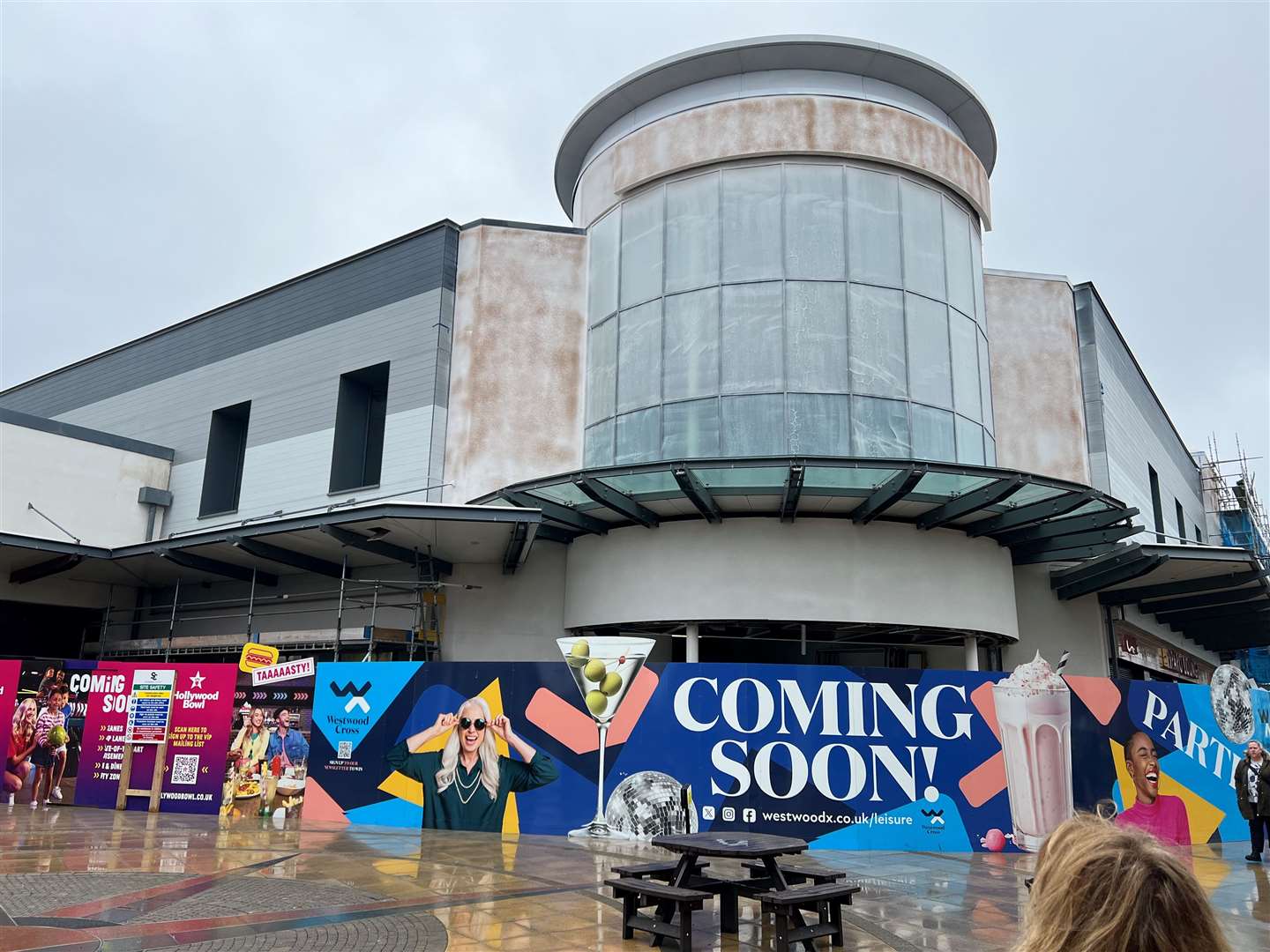 The new Hollywood Bowl at the former Debenhams in Westwood Cross is expected to open in August
