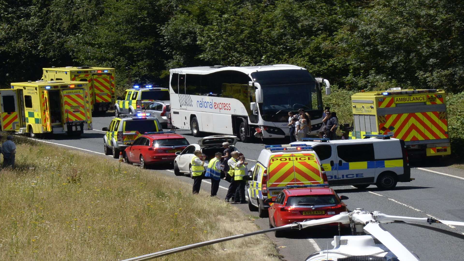 The pair were killed in a crash on the A2 at Harbledown