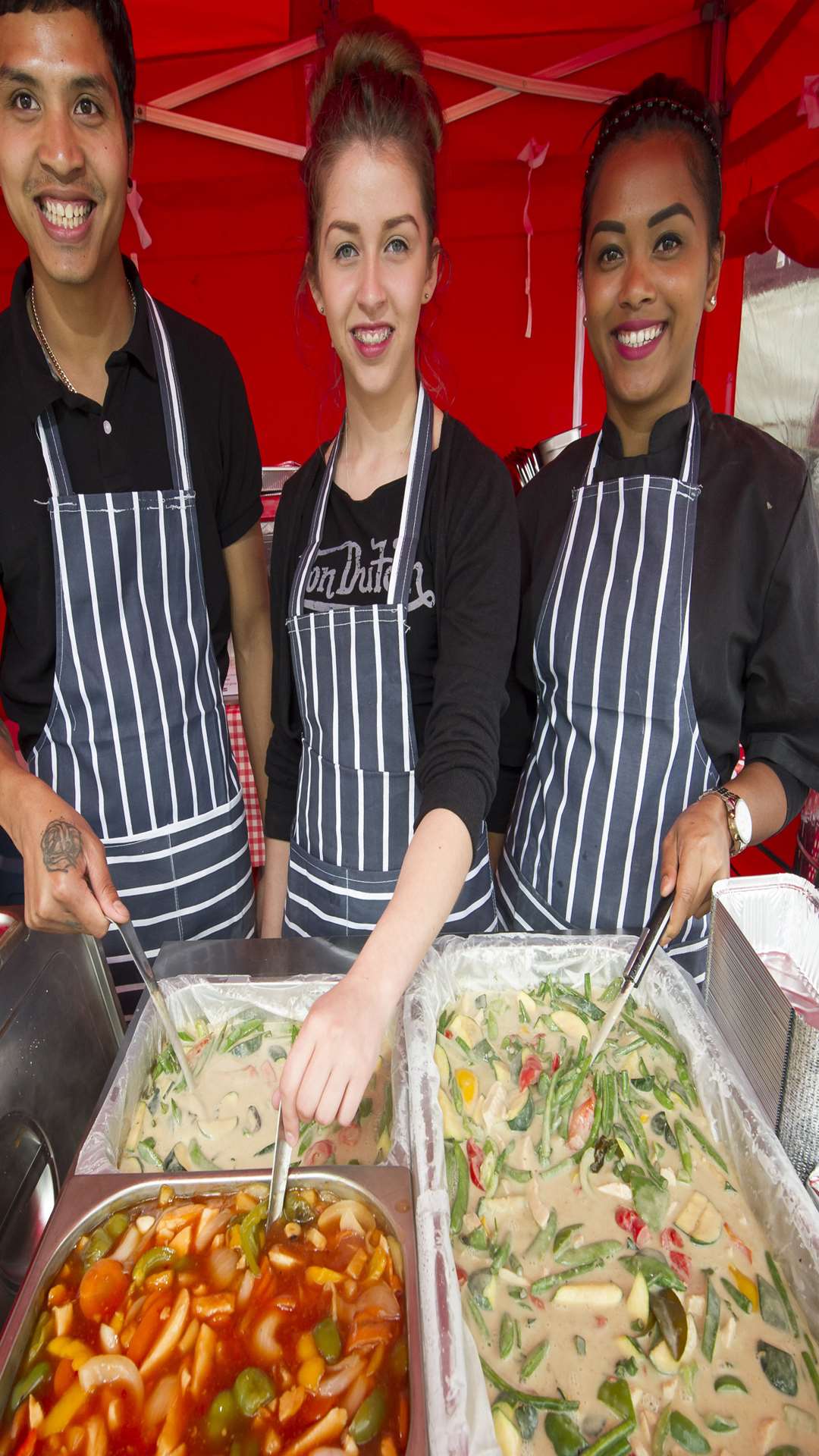 Food and Drink Festival at St Mary's Island, Chatham Maritime is a huge