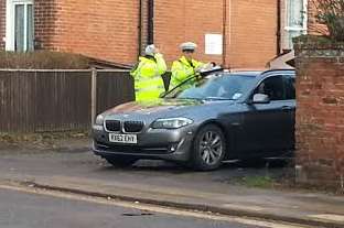 Police spoke to neighbours in the area