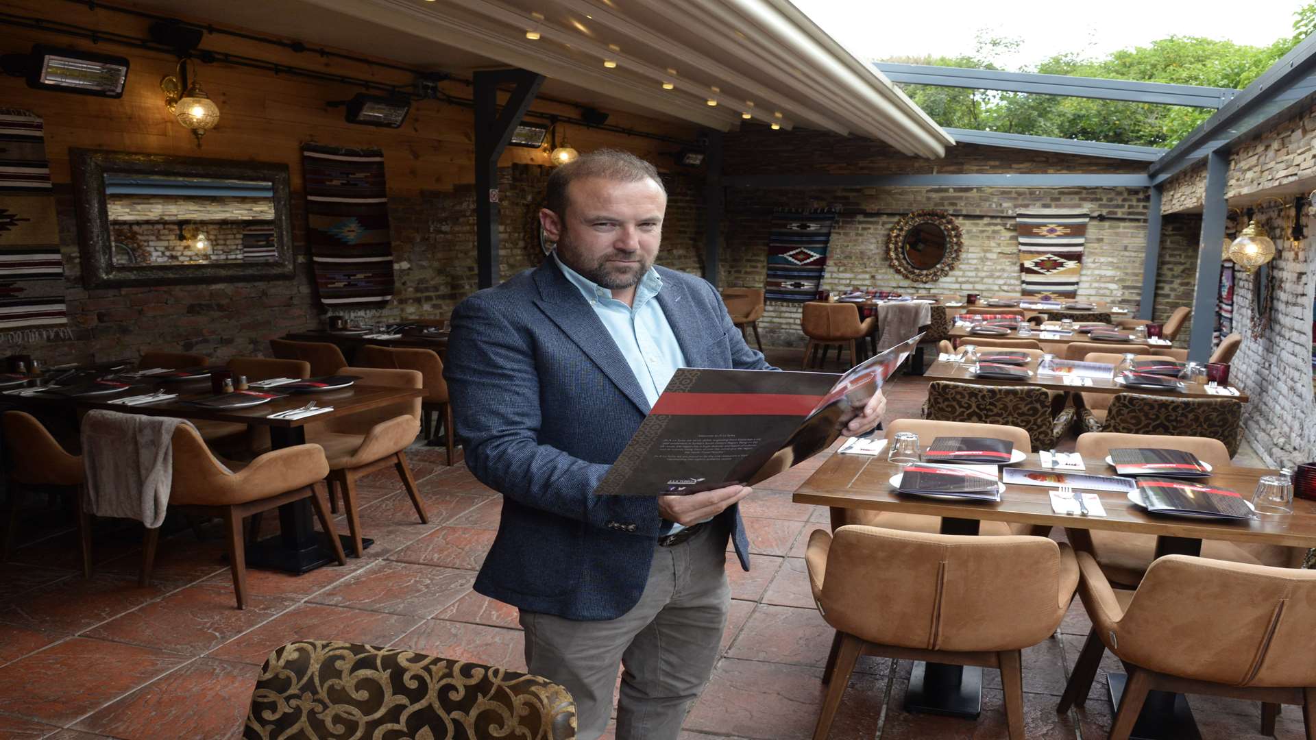 Mehmet Dari is expanding his A La Turka restaurant. Picture: Chris Davey.