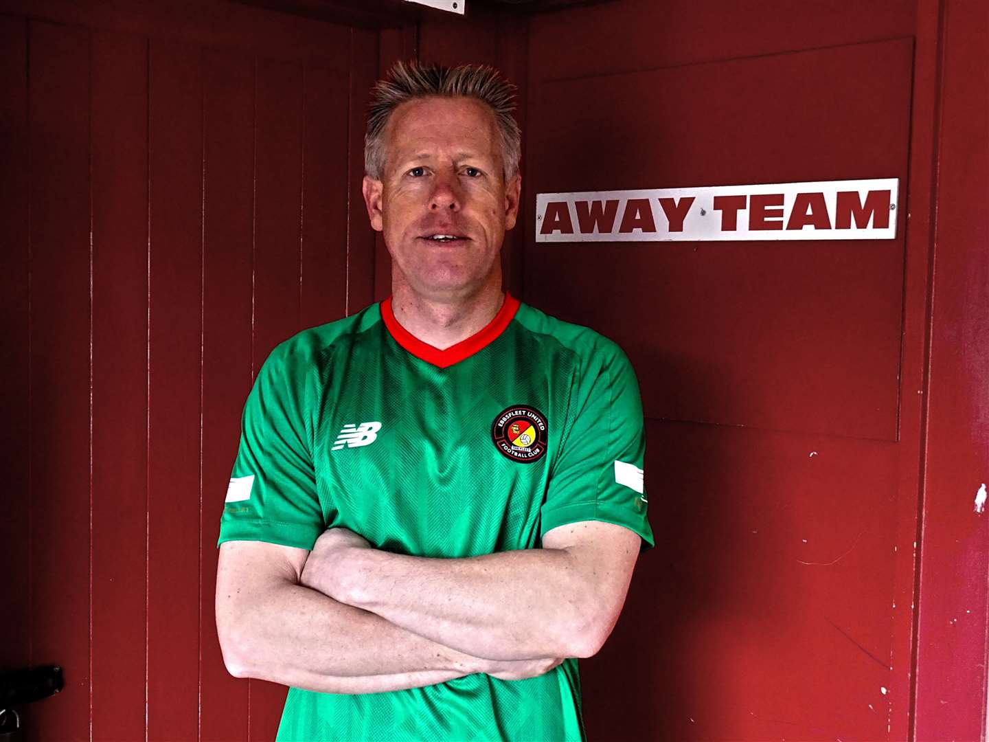 Ebbsfleet United's 75th anniversary green away kit