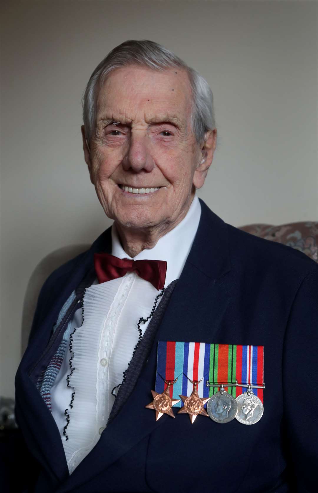 100-year-old Second World War veteran Charlie Pallett (Gareth Fuller/PA)