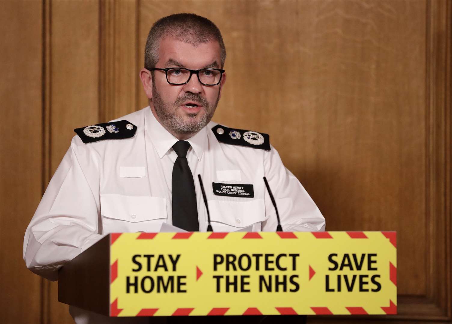 Martin Hewitt, chair of the National Police Chiefs’ Council, has written to the Home Secretary (Matt Dunham/PA)