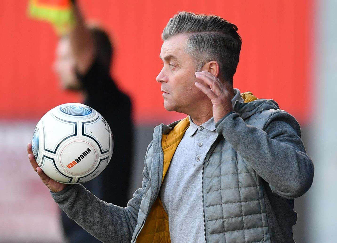 Welling manager Steve King after the 2-2 draw with St Albans