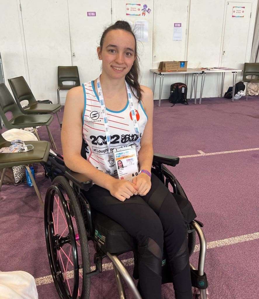 Ellis is currently in her first competitive season and is going on to race at the International Wheelchair and Amputee Sports World Games in November