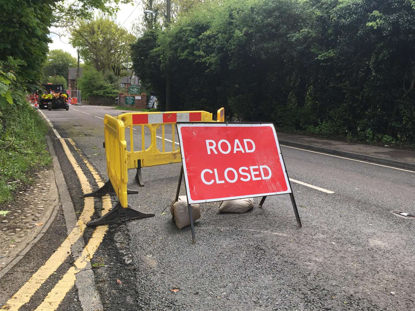 Sturry Hill has been closed since Monday