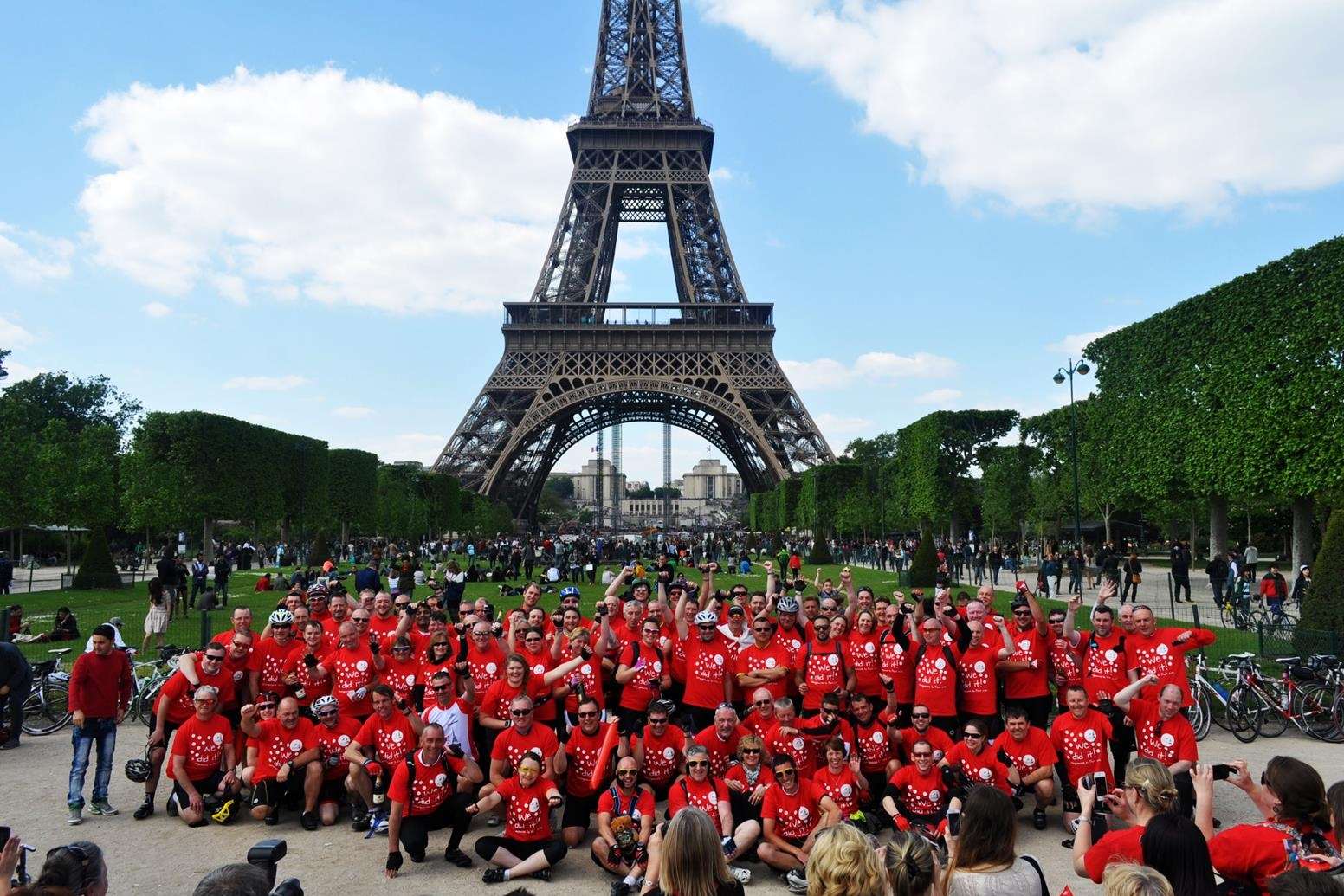 The team arrived in Paris on Saturday