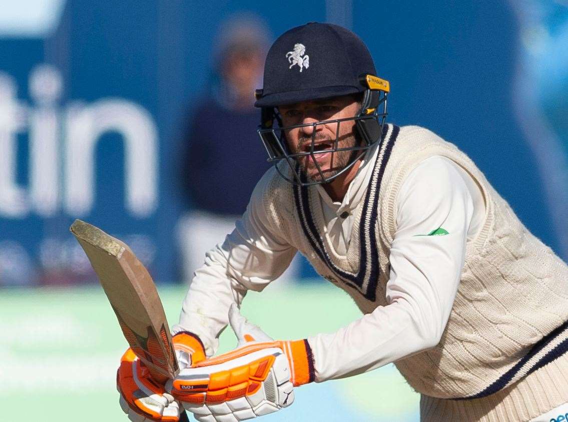 Heino Kuhn scored 140 for Kent in the first innings Picture: Ady Kerry