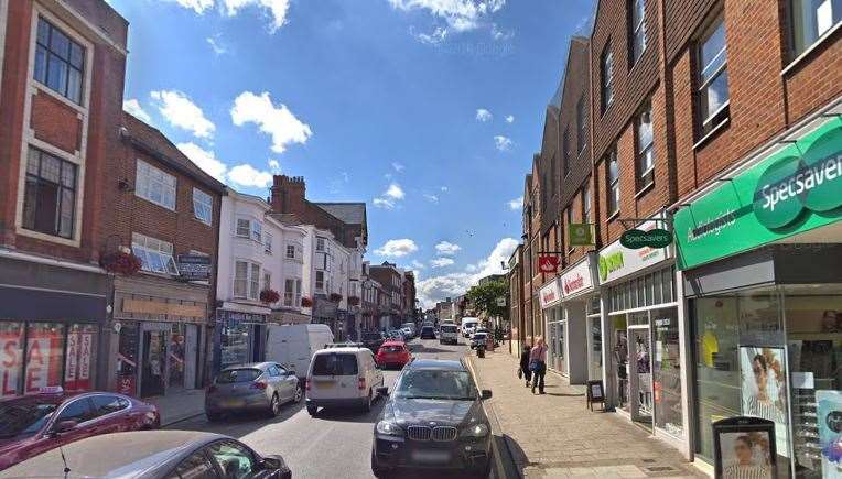 Louisa Deighton had been arrested for a robbery and eight thefts from the Boots store in High Street in Sevenoaks in April and May. Picture: Google Street View (13304983)