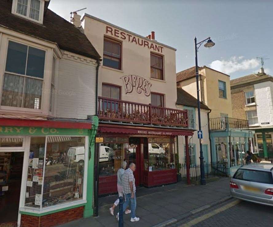 Birdies restaurant in Harbour Street, Whitstable. Picture: Google Street View