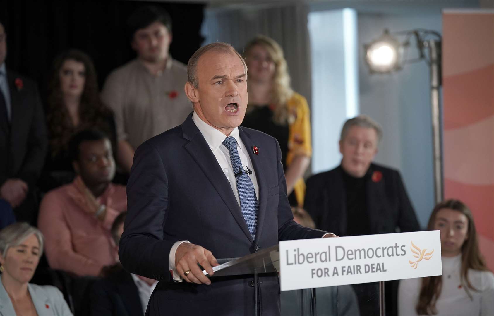 Liberal Democrat leader Sir Ed Davey (Yui Mok/PA)