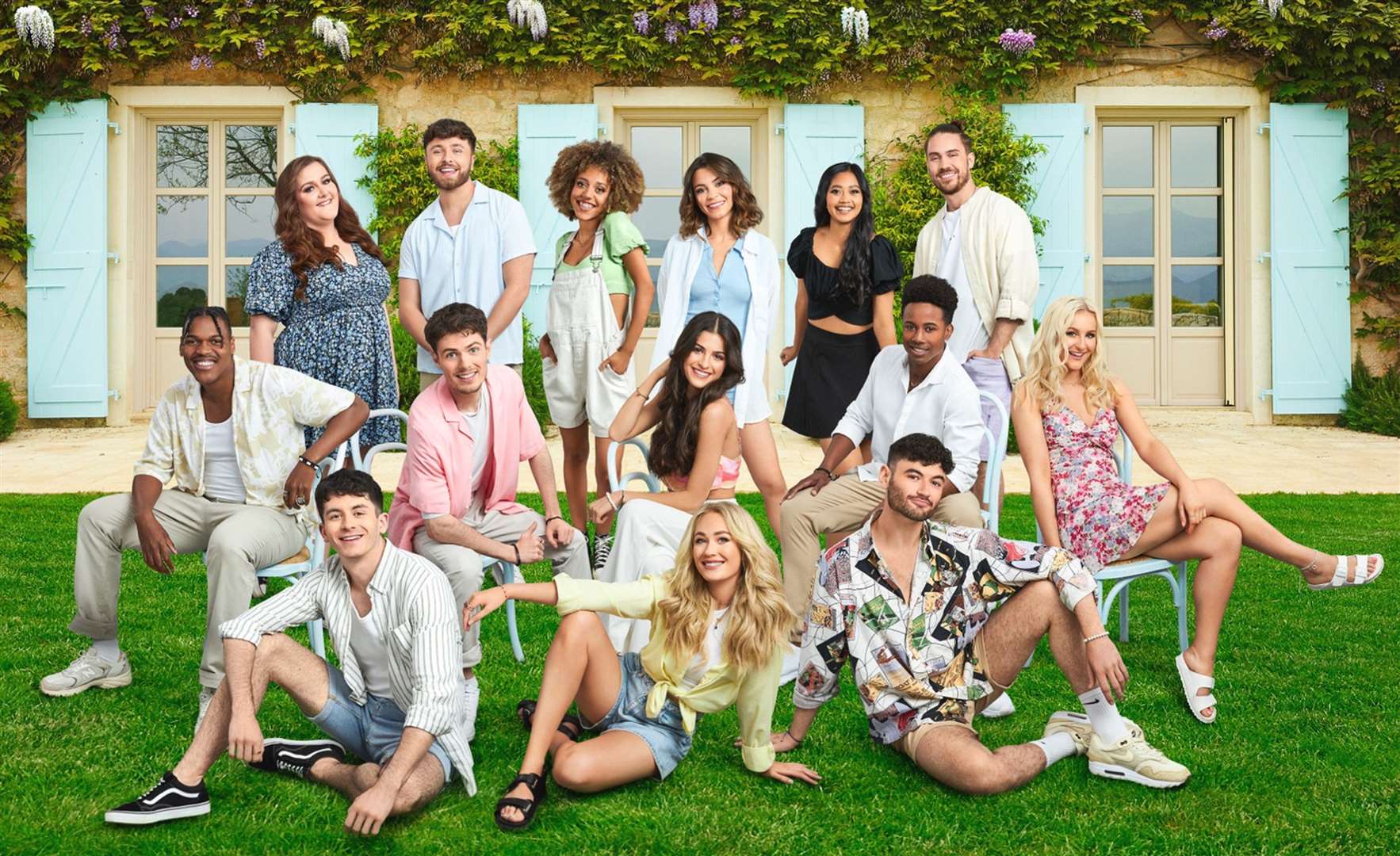 The 14 performers taking part in ITV’s Mamma Mia! I Have a Dream. Picture: ITV