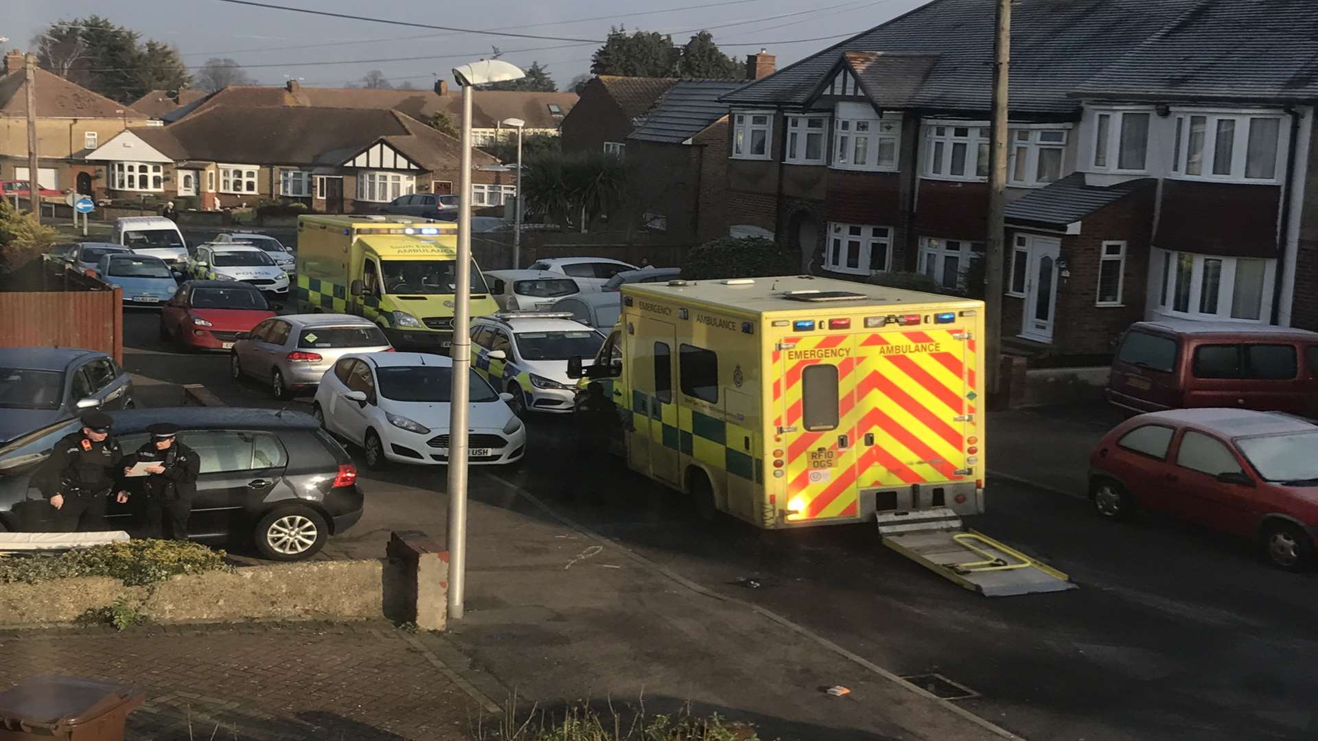 Emergency services in Grafton Avenue