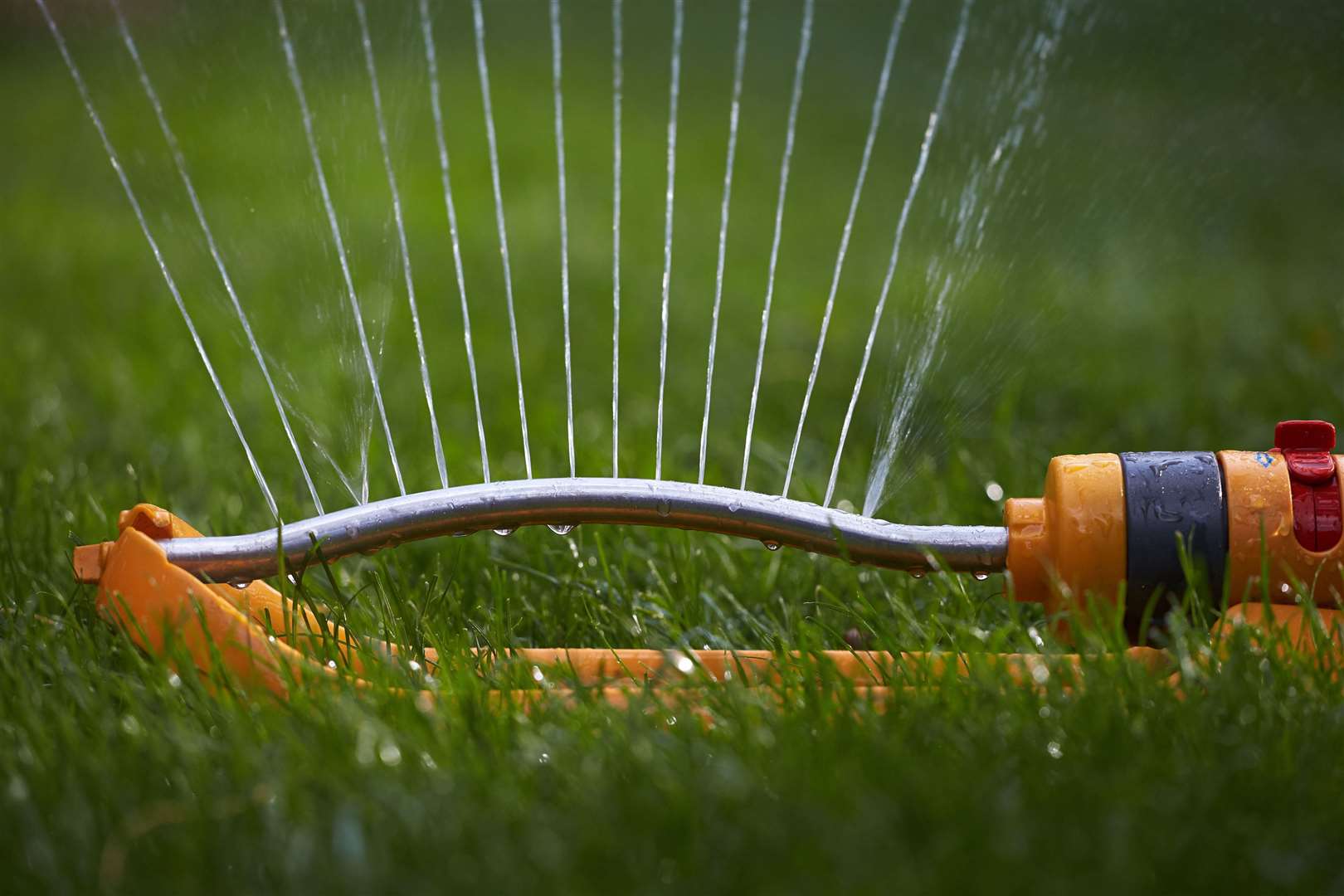 Sprinklers are not allowed to be used during the hosepipe ban. PA stock image