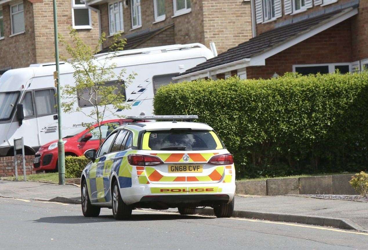 Police were called to the Vinters Park area of Maidstone, after a child was spotted on their own Picture: UK News in Pictures