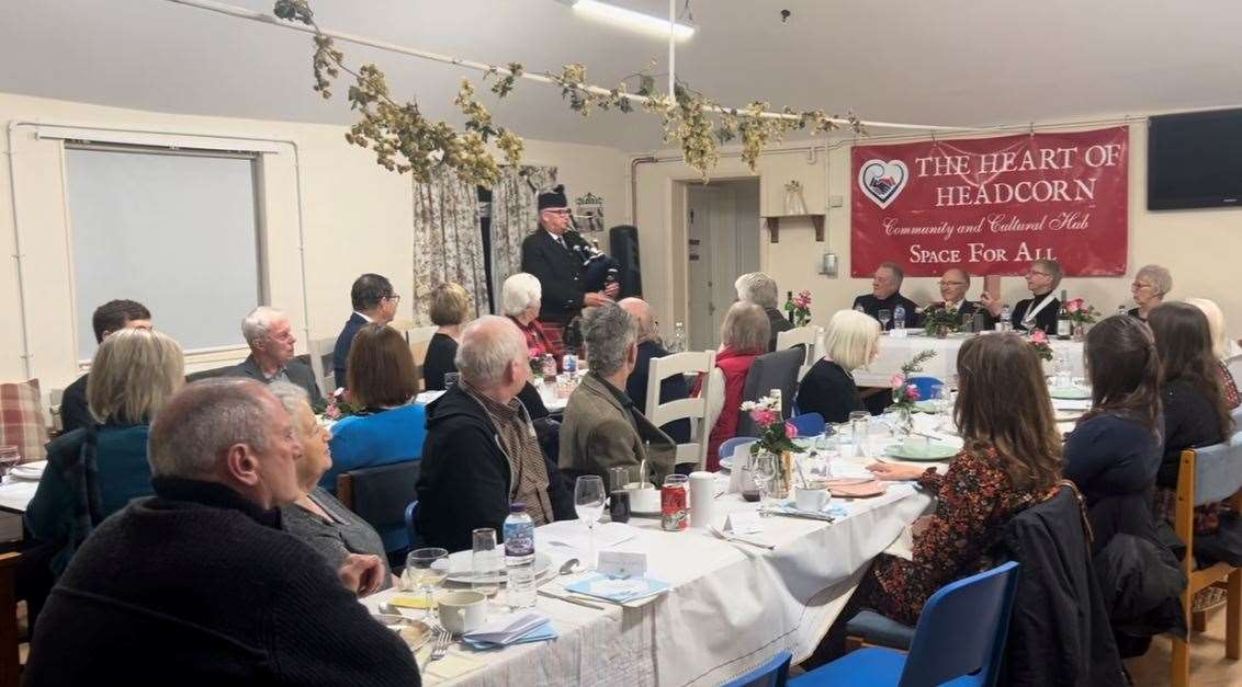 Burns night at the Heart of Headcorn