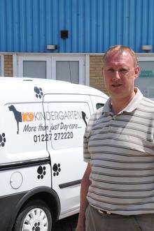 Nigel Tabony is waiting for planning permission to run his K9 Kindergarten unit