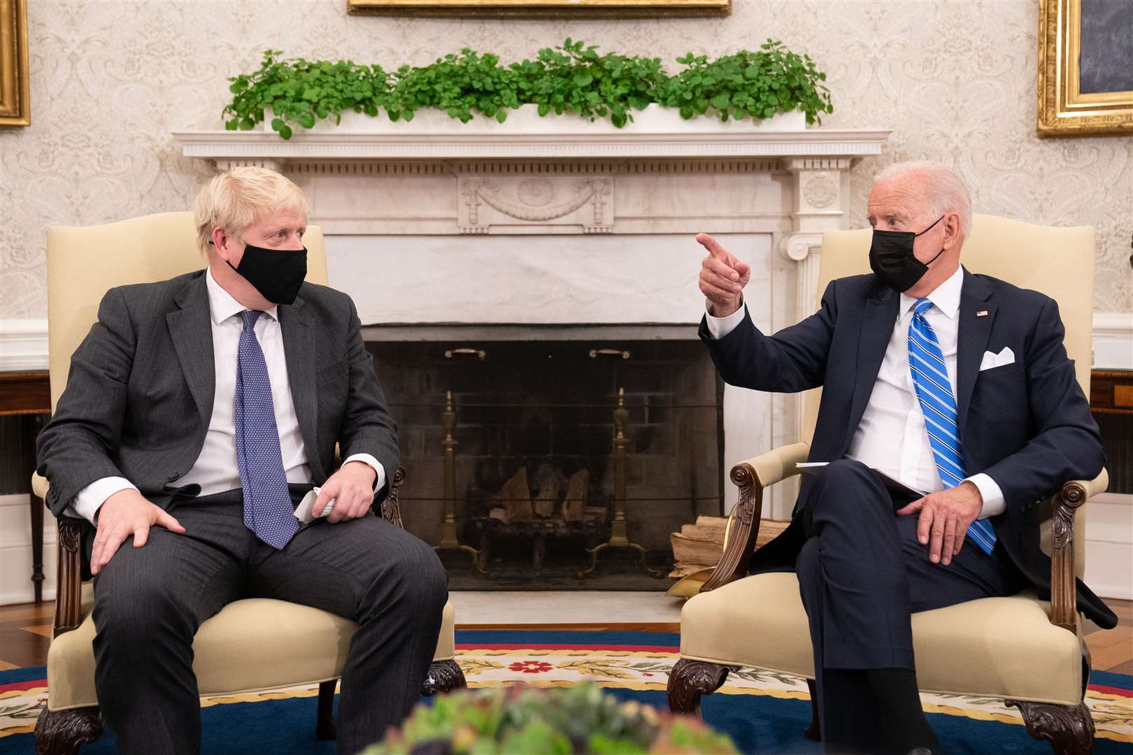 Prime Minister Boris Johnson met US President Joe Biden during his visit to America this week (Stefan Rousseau/PA)