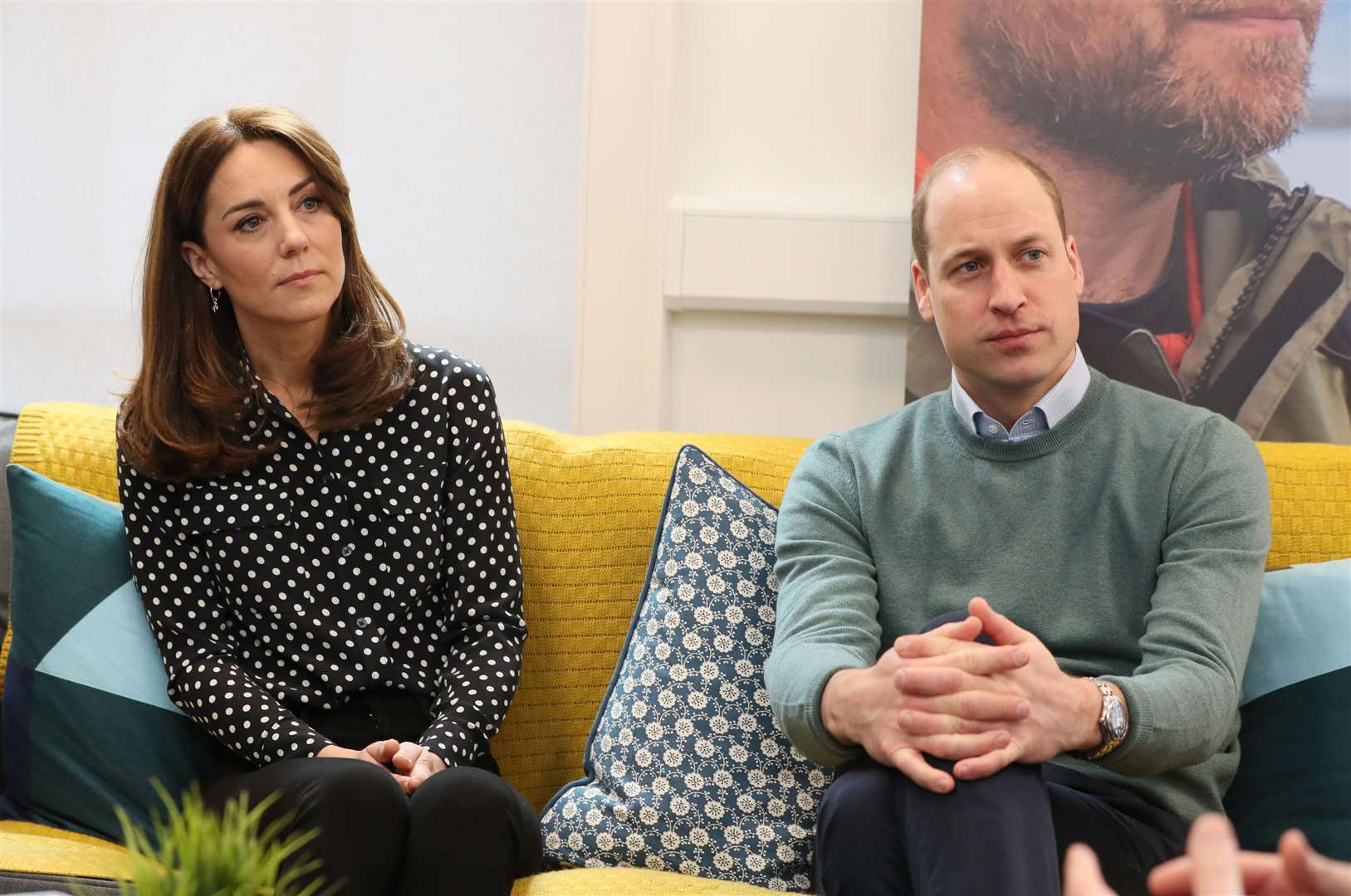 William and Kate, like other royals, are using the telephone to conduct some duties (Brian Lawless/PA)