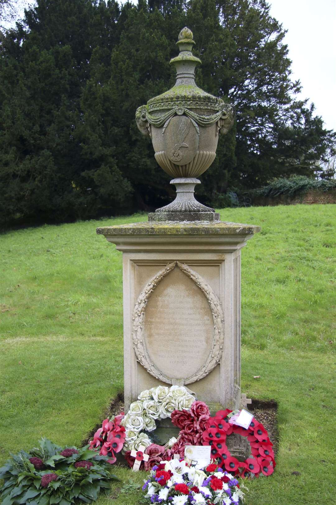 The memorial to the Cichociemni at Audley End House (English Heritage/PA)