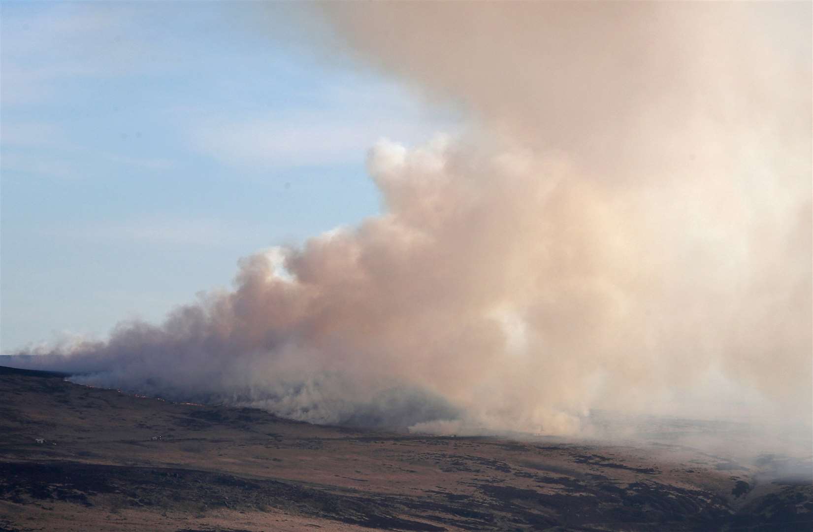 A recent blaze broke out at Deer Hill Reservoir in Marsden (Danny Lawson/PA)