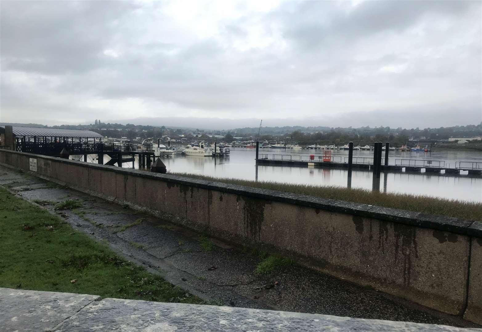 Collapsed sections of Rochester Pier have now been removed so they can be repaired