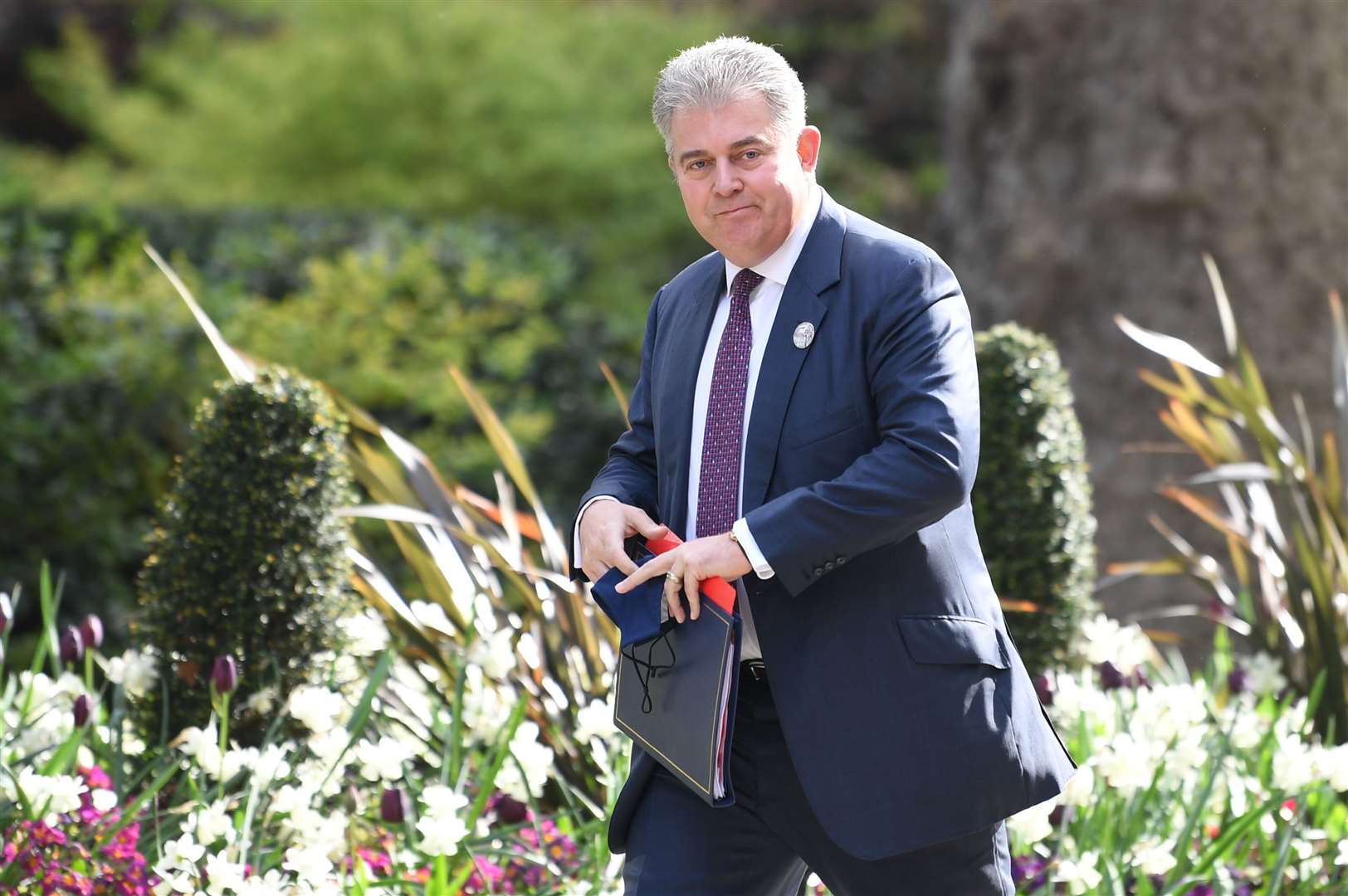 Northern Ireland Secretary Brandon Lewis met representatives of the Loyalist Communities Council (Stefan Rousseau/PA)