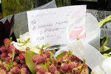 Flowers left at Whitstable's Oxford Street crossing