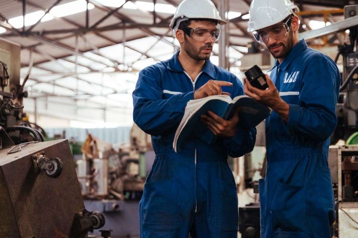 In 2021, only 15% of jobs in the construction industry were held by women. Stock image