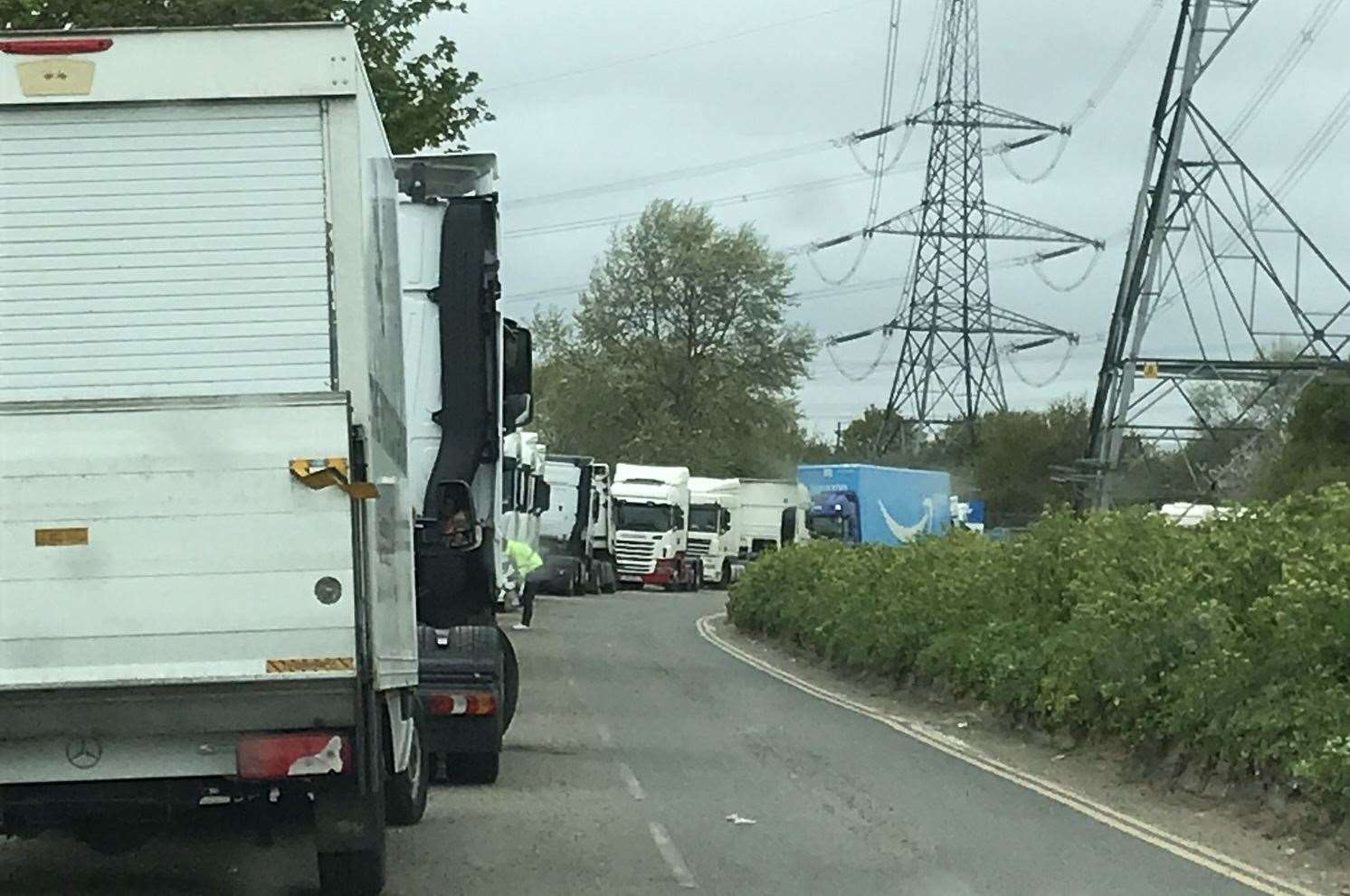 Amazon lorry have become a major problem for local residents