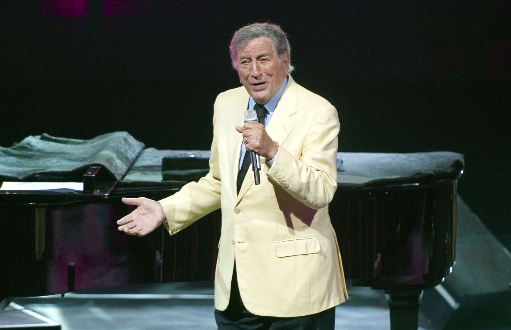 Tony Bennett performs at the Roundhouse in 2014 (Anthony Devlin/PA)