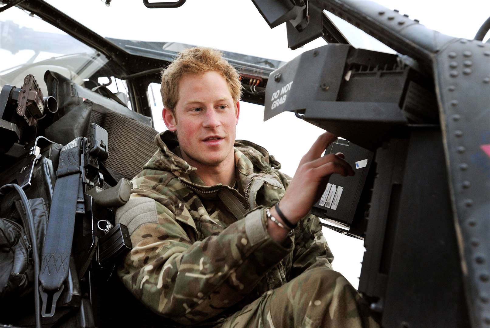 Prince Harry, or Captain Wales, as he was known in the Army, in 2012 (John Stillwell/PA)