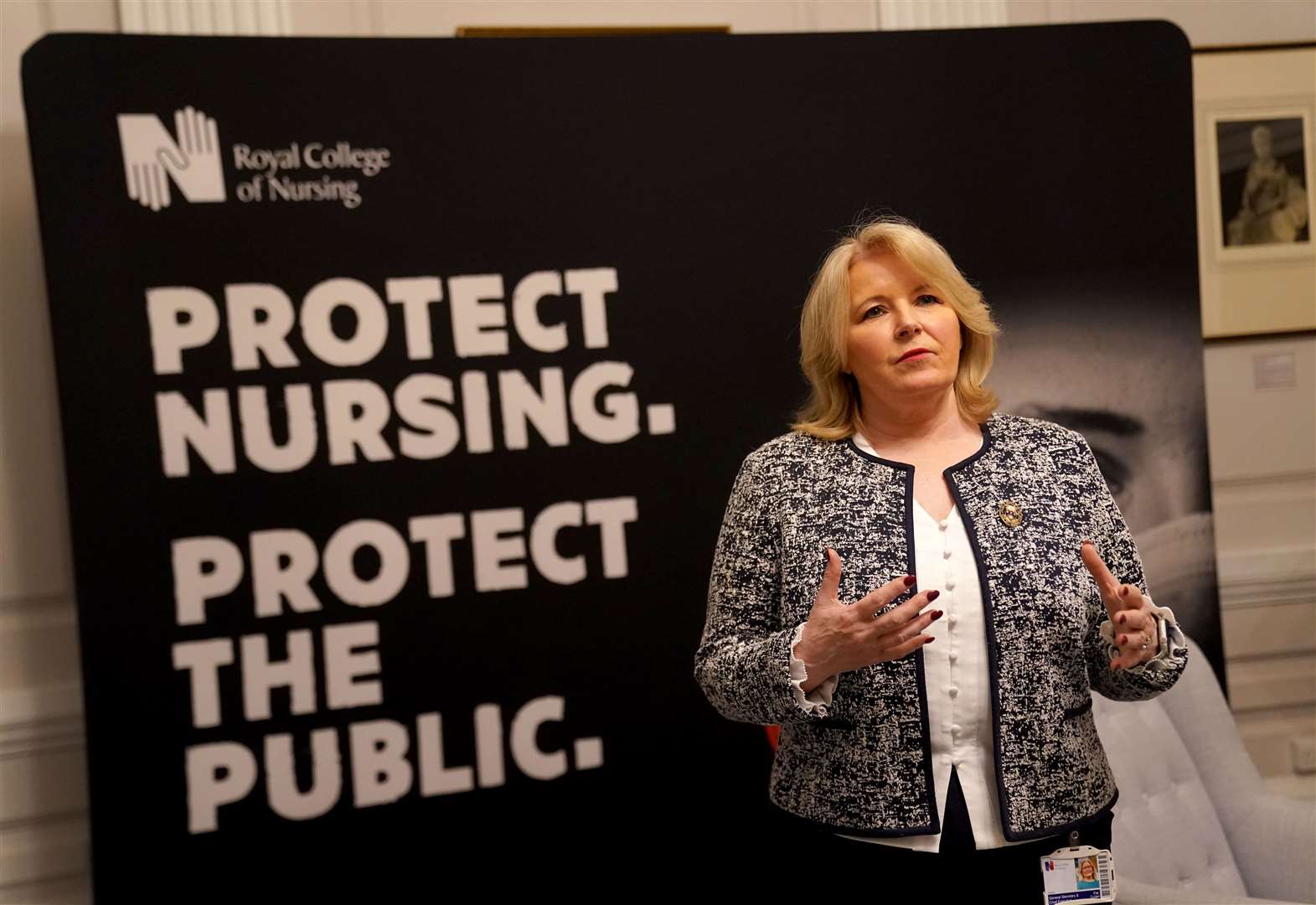 RCN chief executive Pat Cullen (Kirsty O’Connor/PA)