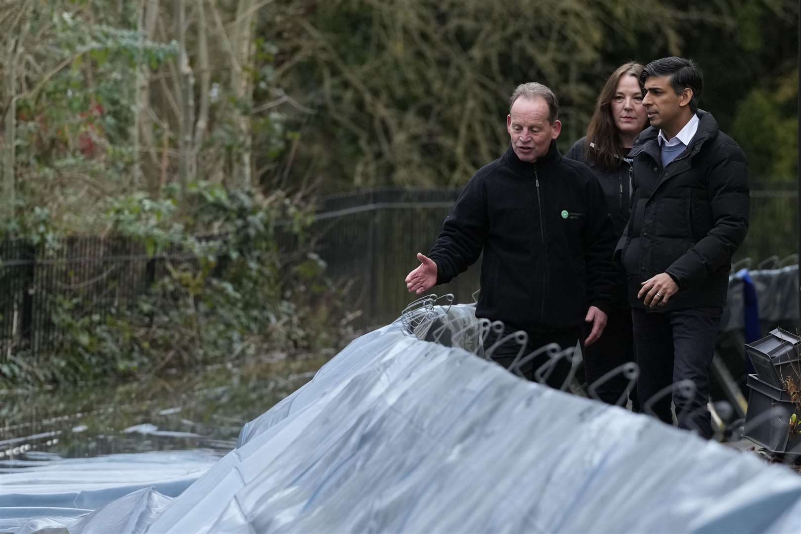 Prime Minister Rishi Sunak during a visit to Osney, Oxford (Frank Augstein/PA)