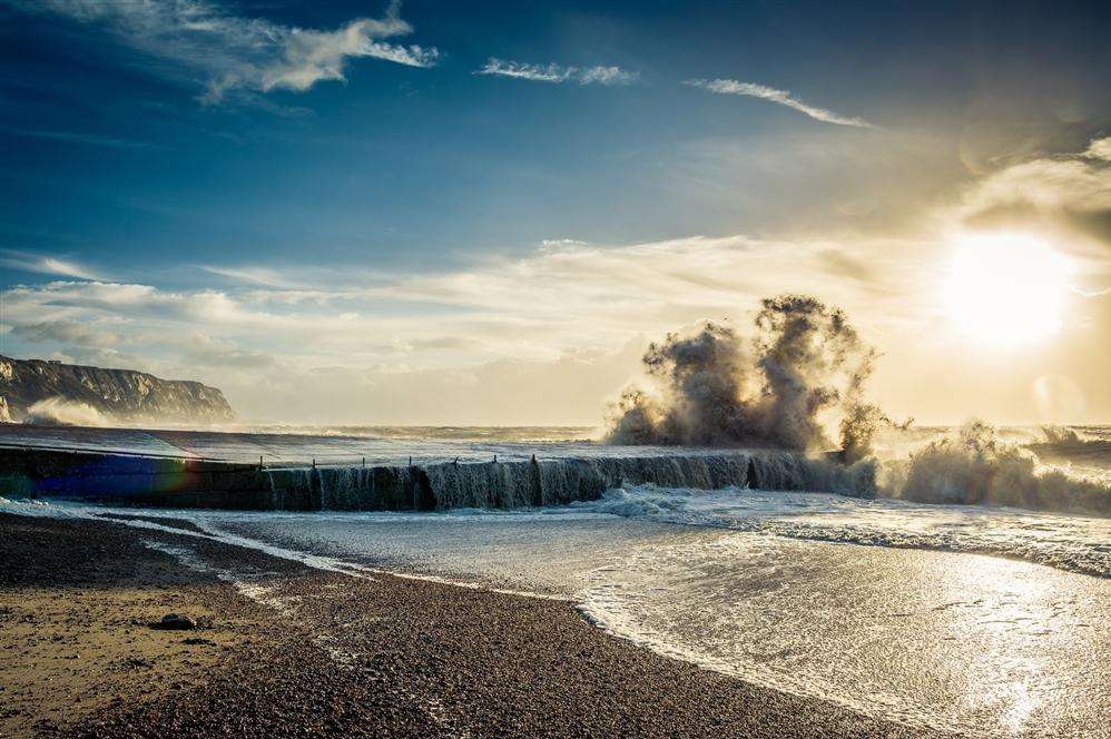 Damien Harrow captured this beautiful shot at The Warren in Folkestone. Library picture