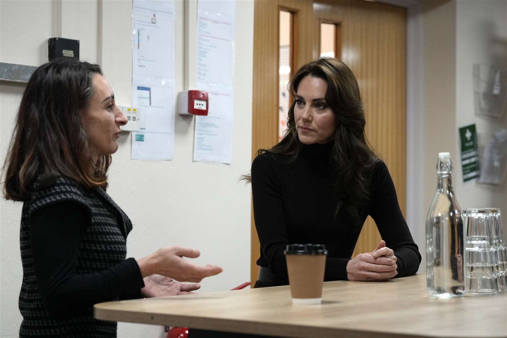 The Princess of Wales during a visit to Sebby’s Corner in Barnet, north London, in November (Frank Augstein/PA)