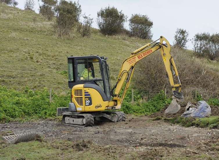 The former play park at Aycliffe was demolished