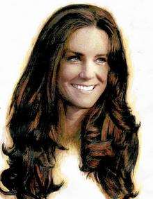 Portrait of Kate Middleton by Whitstable artist Aaron Moran