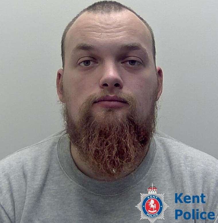 Lloyd Sands, from Plymouth, has been jailed for raping a woman in Canterbury and filming the offence. Picture: Kent Police