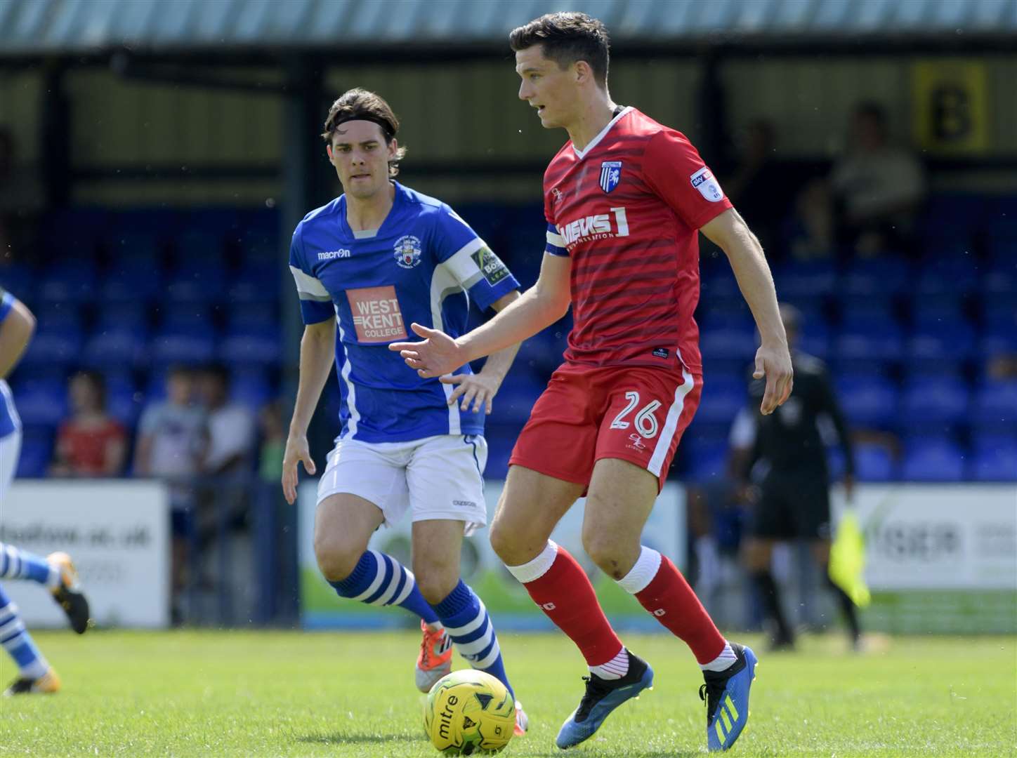 Callum Reilly took the captain's armband at Longmead Picture: Andy Payton