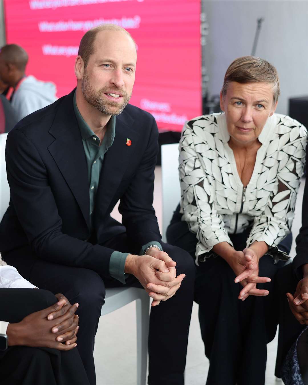 The Prince of Wales and Earthshot chief executive Hannah Jones (Chris Jackson/PA)