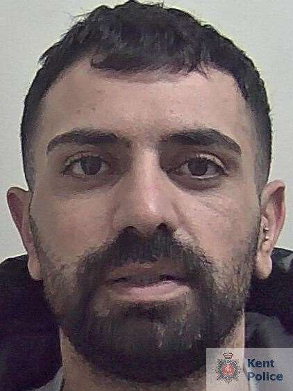 Sinan Kizil, from Tunbridge Wells, was jailed for two years and six months. Picture: Kent Police